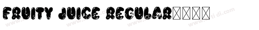 Fruity Juice Regular字体转换